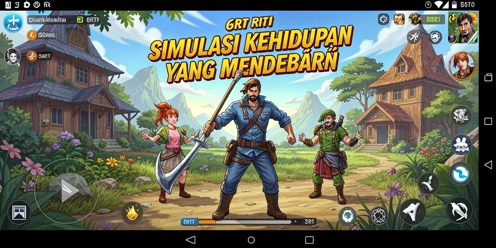 Tampilan gameplay 6RT yang memukau dan menarik.