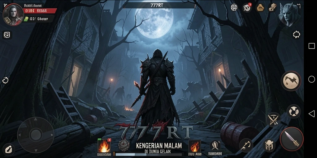 Tampilan seram dari gameplay <strong>777RT</strong> yang memikat dan menakutkan.