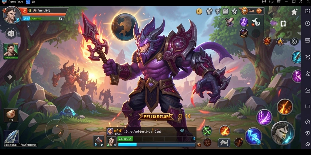 Tampilan mendebarkan dari pertarungan ARPG dalam 8180.