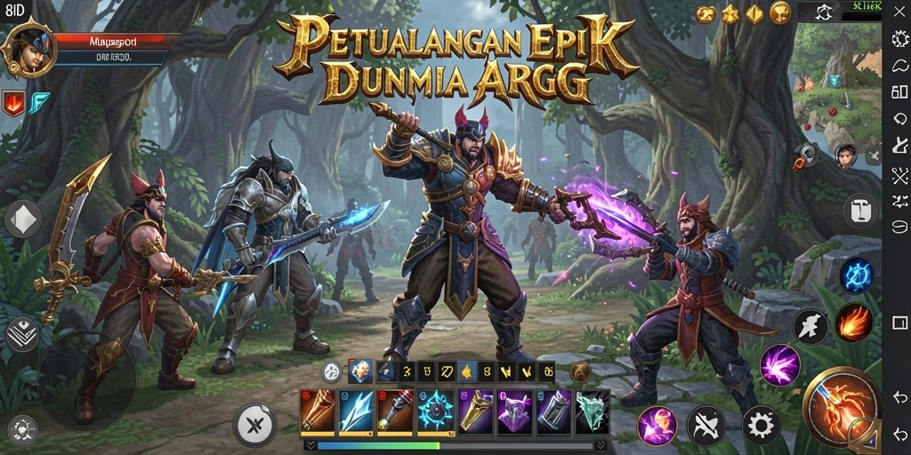 Tampilan gameplay epik dan mendalam dari 8ID yang memukau.