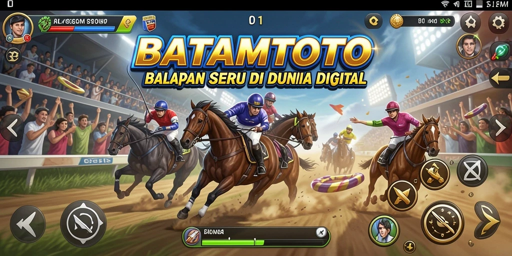 Tampilan gameplay seru dan penuh aksi di BATAMTOTO