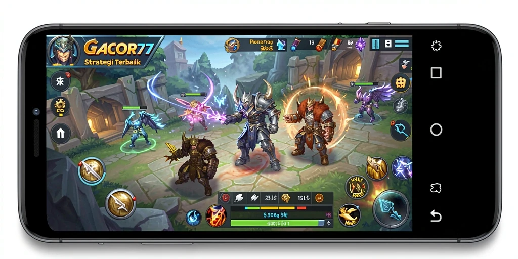 Tampilan gameplay GACOR77 yang menawan dan strategis.