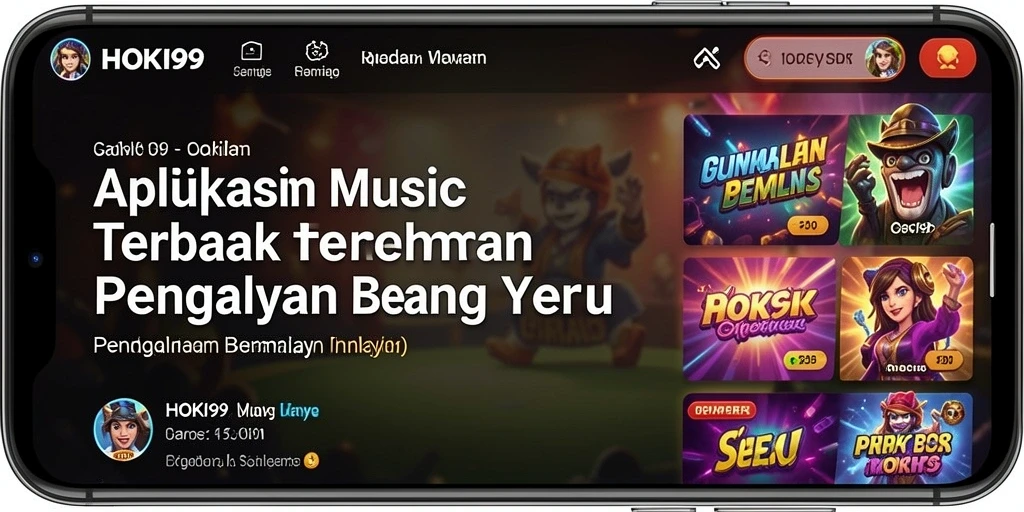 Tangkapan layar gameplay HOKI99 dengan fitur kompetisi musik.