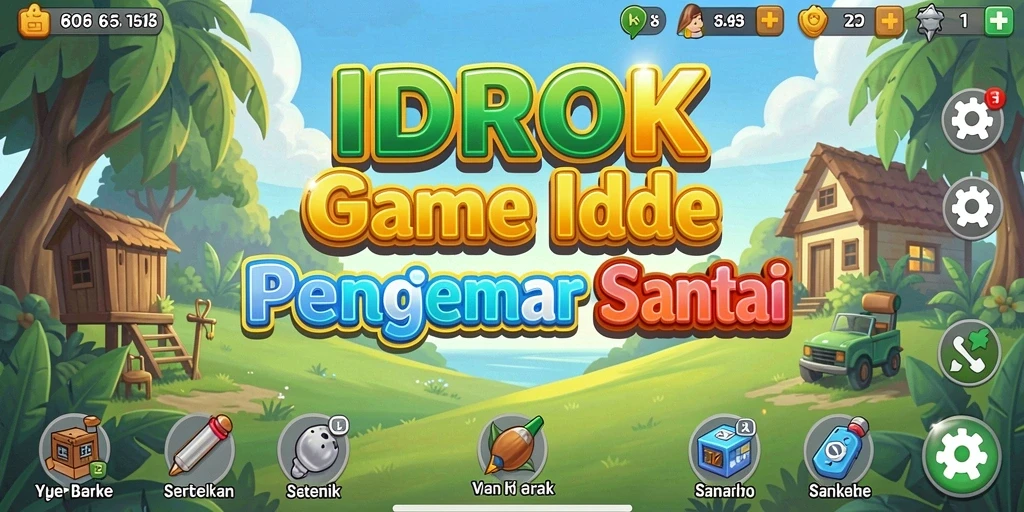 Tampilan gameplay menarik dari IDROK yang menunjukkan mekanisme Idle.