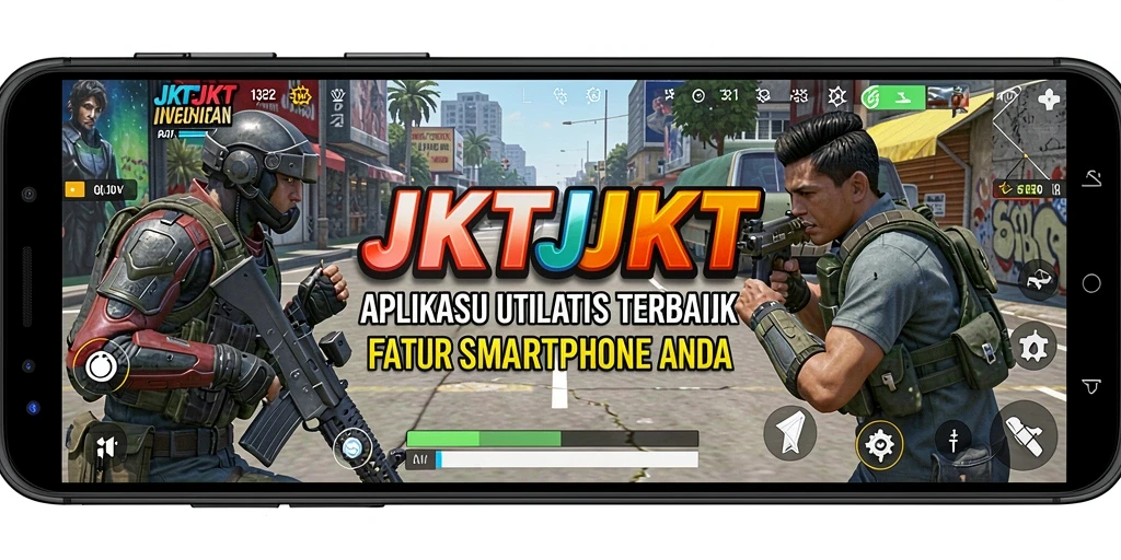Tampilan antarmuka JKTJKT yang modern dan menarik.
