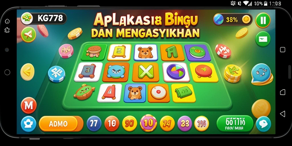Screenshot gameplay KG778 yang menunjukkan suasana Bingo yang seru.