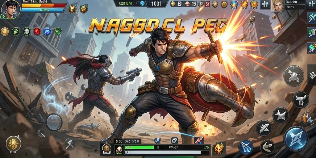 Tampilan memukau dari pertempuran dalam NAGA1001.