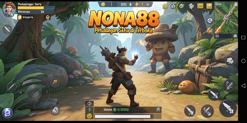 Screenshot gameplay NONA88 menampilkan pengalaman eksplorasi Open World yang menarik.