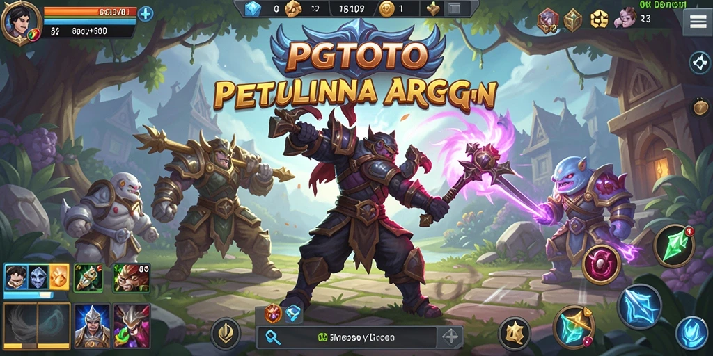 Tampilan menarik dari gameplay ARPG PGTOTO.