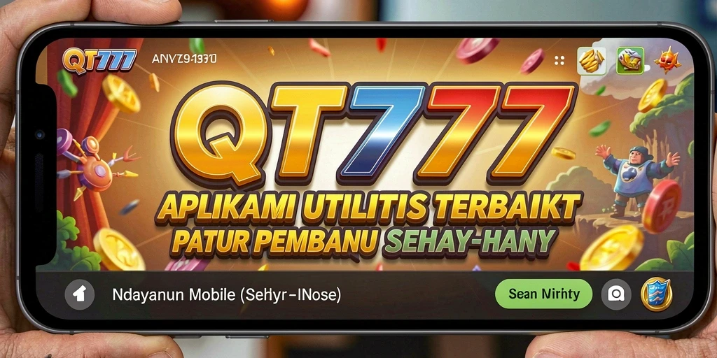Tampilan utama QT777 yang mudah dipahami dan digunakan.