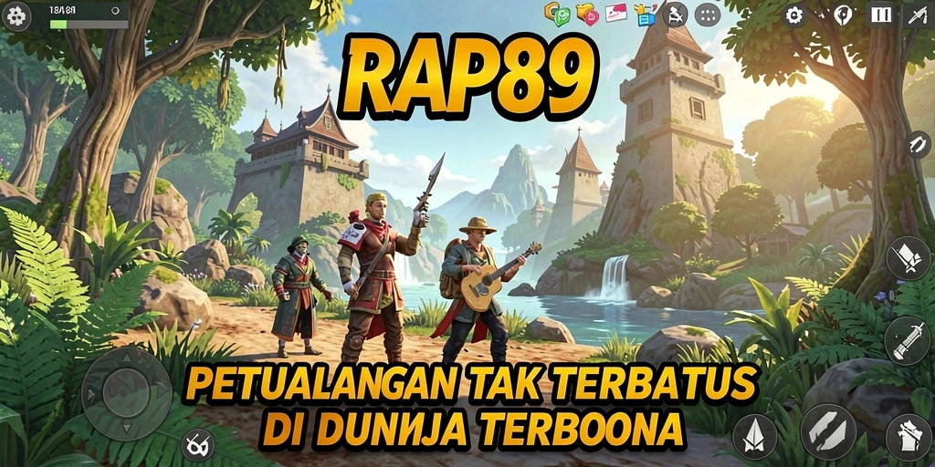 Gameplay seru di dunia terbuka RAP89 penuh petualangan.