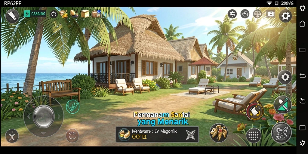 Tampilan gameplay RP62RP yang penuh warna dan menarik.