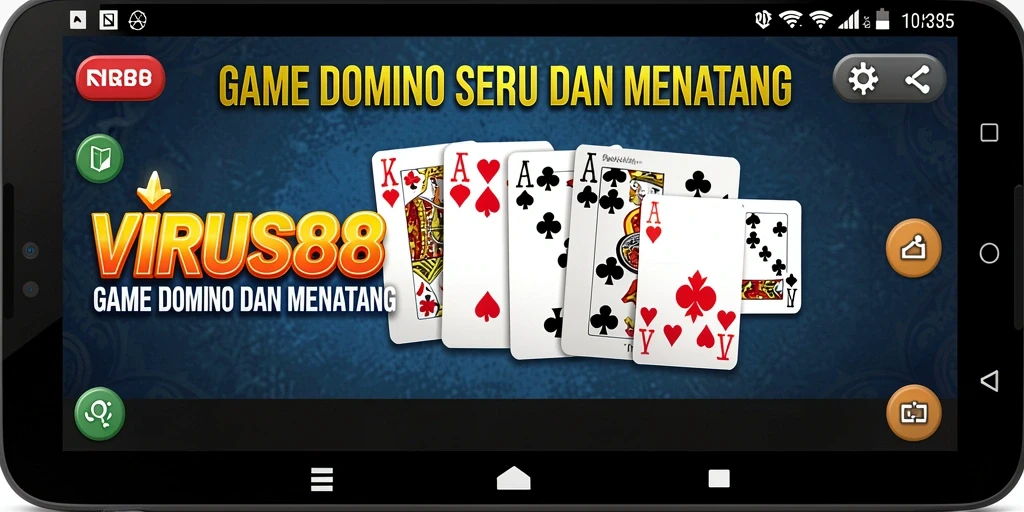 Tampilan gameplay seru dan interaktif dari VIRUS88.